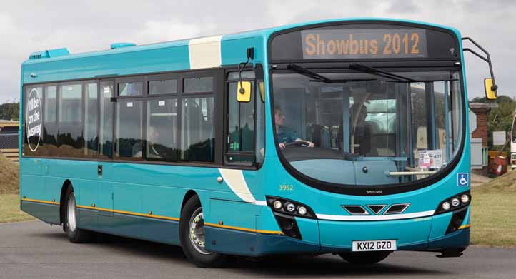 Arriva Shires Volvo B7RLE Wright 3952